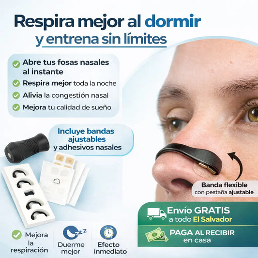 Airmax™ Kit │ Dilatador Nasal Magnético | Reduce ronquidos y mejora tu rendimiento físico