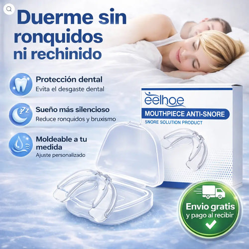 SleepGuard®️: Protector Bucal Nocturno contra Ronquidos y Bruxismo
